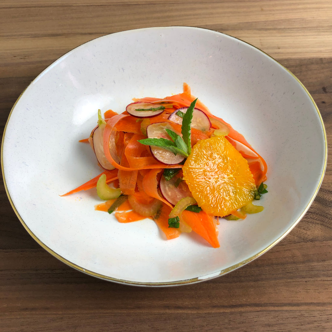 Radish & Carrot Ribbon Salad