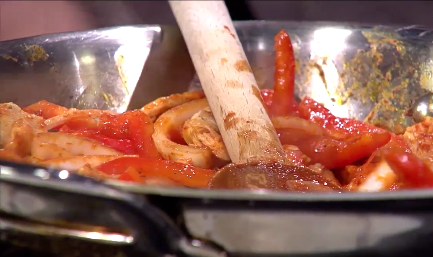 Gin Roasted Pepper Fajitas