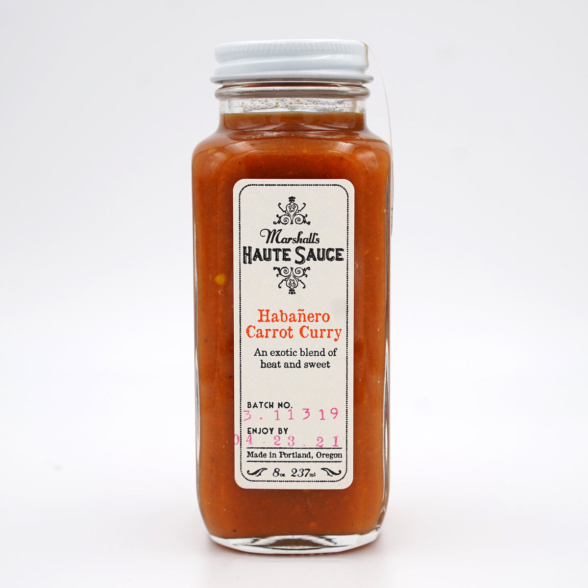 Habanero Carrot Curry- Habanero Hot Sauce