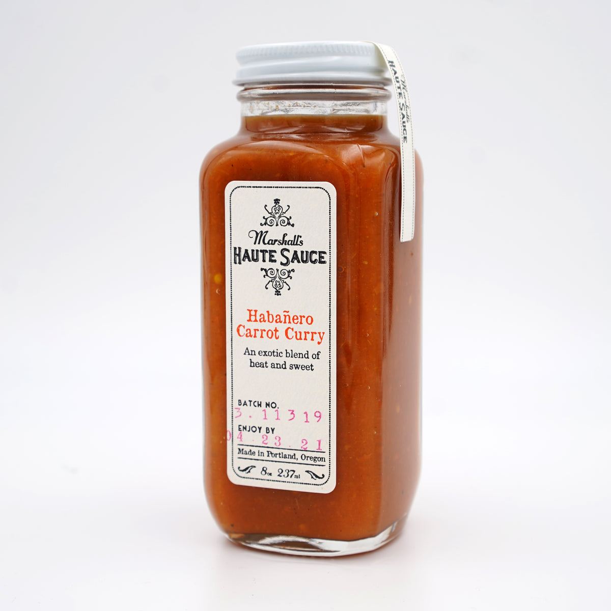 Habanero Carrot Curry- Habanero Hot Sauce